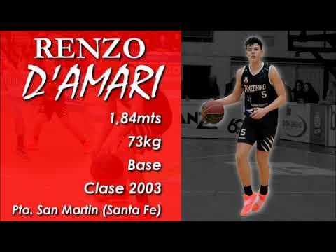 Video of Renzo D'Amari basketball 2019 (Clase 2003)
