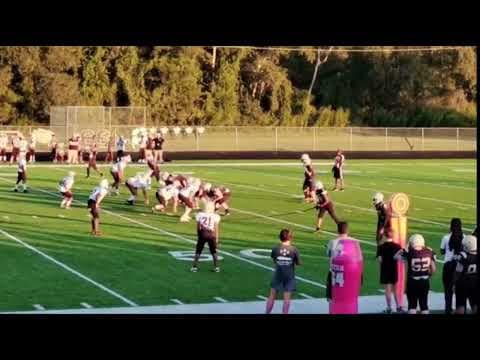 Video of Interception returned 50 yards for a Touchdown 