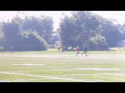 Video of Summer tracks down striker for a clean slide tackle