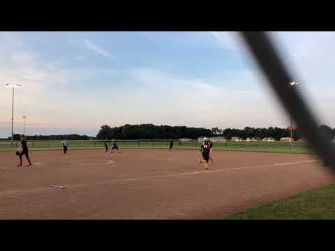Video of 2 RBI double - Lady Irish