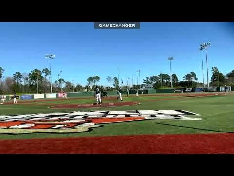 Video of Opp Field hit off Rt Center wall at 18 u Ripken Myrtle Beach SC pre season tourney