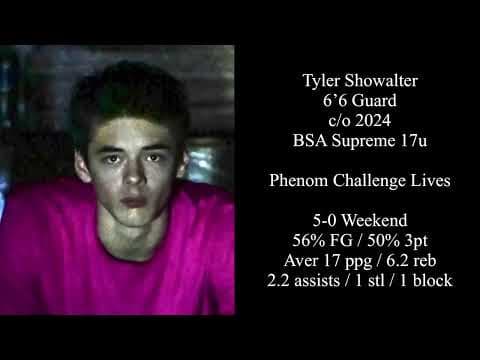 Video of T Showalter 17u BSA at Phenom Challenge Lives 
