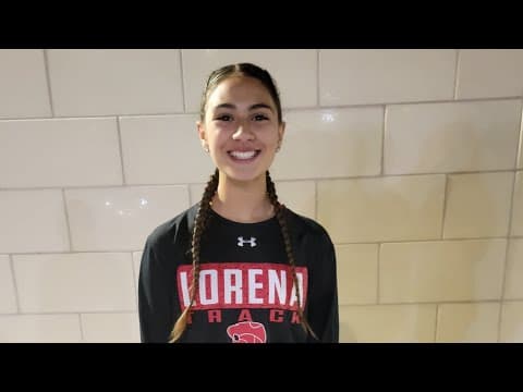 Video of Jaylah Fish-400m dash- time of 1:04.64