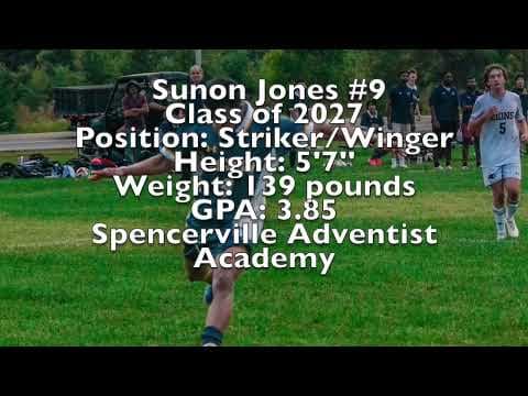Video of Sunon Jones 23-25 Highlight Video