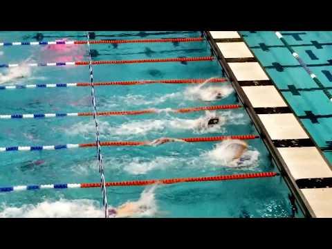 Video of Justin Meyn swimming anchor at counties for Team Suffolk