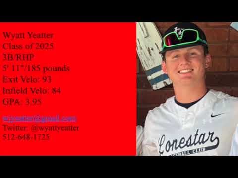 Video of Wyatt Yeatter Class of 2025 Fall '23 Highlights