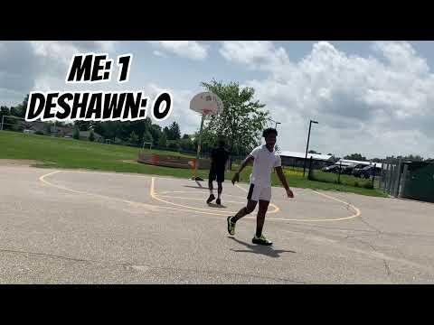 Video of Shooting and playmaking drills + jump shot only 1v1