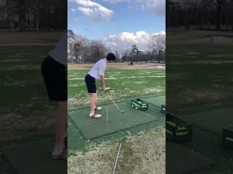 Video of 8 iron DTL 2/10/21