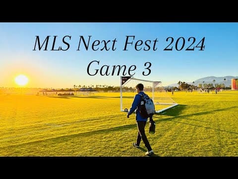 Video of MLS Next Fest 2024 Game 3, MSA vs Weston FC
