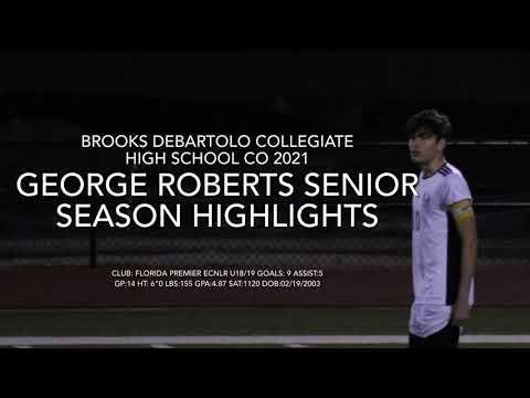 Video of George Roberts Central Midfielder Co 2021 Highlights- Florida Premier ECNLR/ GPA 4.87