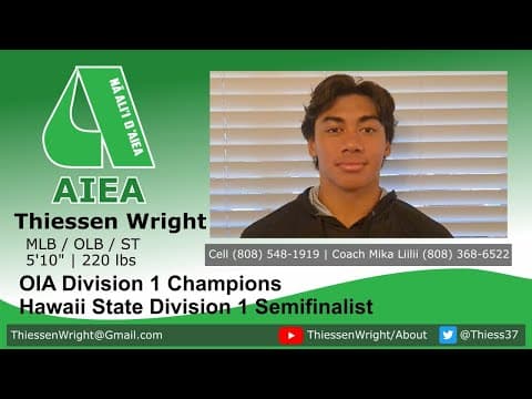 Video of 2021 Varsity Film - (Senior c/o22)
