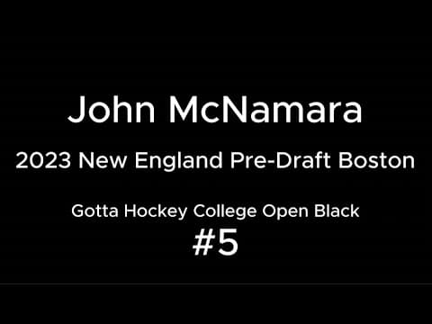 Video of John McNamara 2023 Pro Am Pre-Draft Boston Showcase Highlights