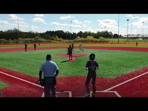 Video of Line Drive Double off Top of the Fence