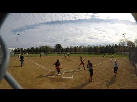 Video of Line drive base hit left center