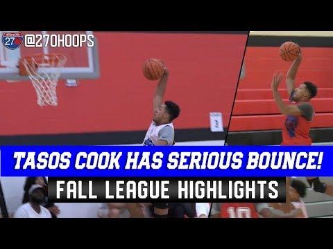 Video of Tasos Cook has SERIOUS BOUNCE! 2019 Fall League Highlights