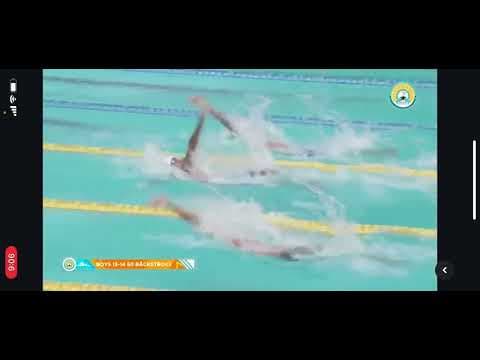 Video of Bahama Games National Championships 13-14 50m Backstroke (Lane 6 w/ white cap and blue tech suit)