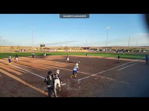 Video of Kenzie Lockman 2nd of Back to Back HR High School Varsity Freshman Season