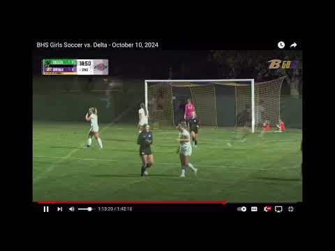 Video of Single game hightlights in defensive mid/ center defense