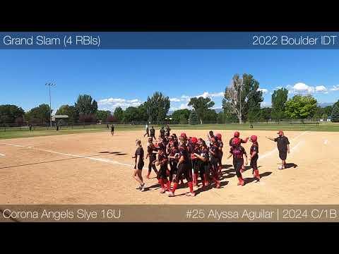 Video of Alyssa Aguilar | 2024 C/1B | 2022 Boulder IDT | Longmont, CO