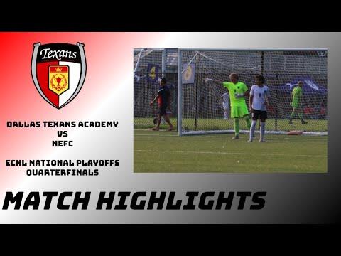 Video of ECNL National Quarterfinals vs NEFC