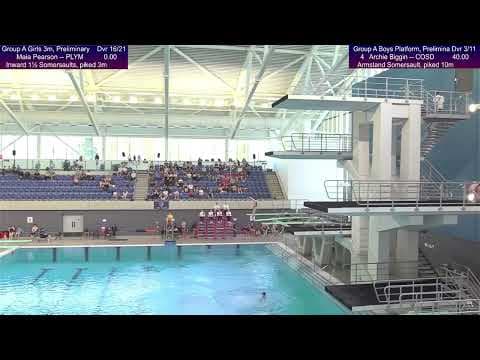 Video of Aquatics GB - Elite Junior Diving Championships 2024 - Group A Platform - Archie Biggin