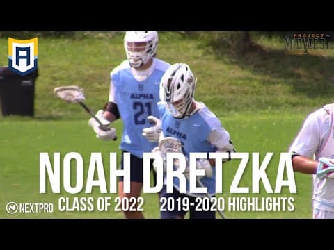 Video of Noah Dretzka- 2022 Midfield- 2019/Summer 2020 Highlights