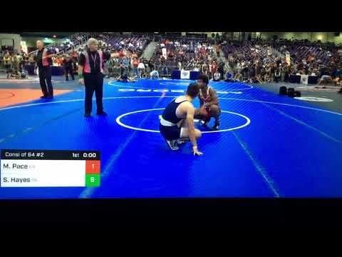Video of Sam Hayes (PA) vs McCoy Pace (GA)- 2019 Super 32