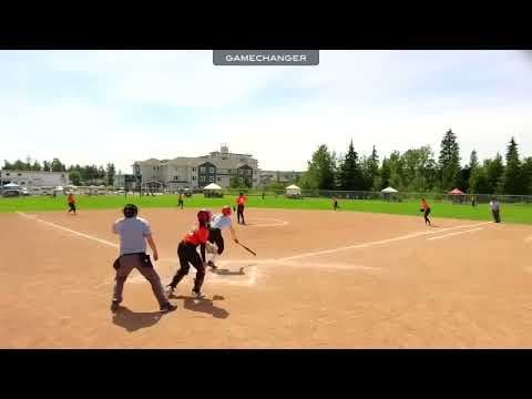 Video of 2 plays at r/f and a home run - BC Summer Games, July 2022