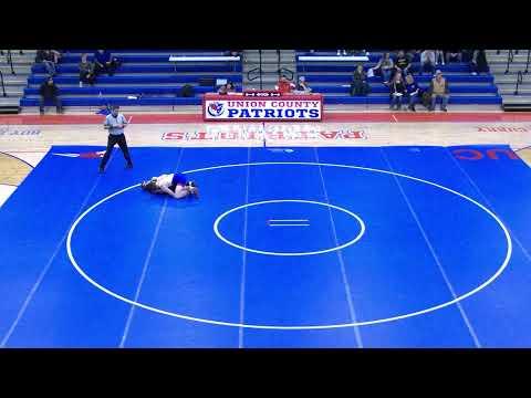 Video of Jesus Aquino-Morales bumps up to 126 @ 17:54 and tech pins his opponent 