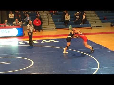 Video of Sammy Hayes vs Jackson Erb 1/16/19 part 2 (ends with Hayes breaking ankle)