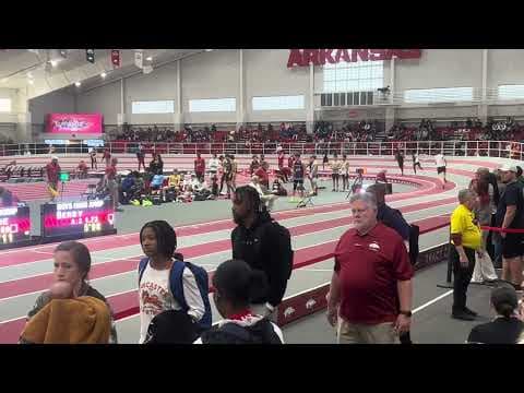 Video of Arkansas Indoor invitational. 400M Sprint Lane 4. Jan 14th, 2023