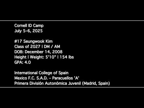Video of Cornell ID Camp – July 5 & 6, 2025