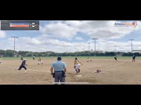 Video of single up the middle against impact gold premier 