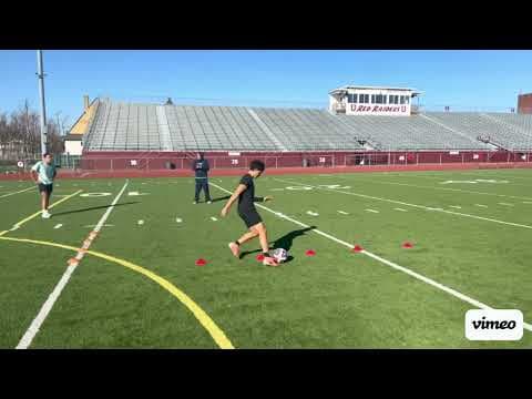 Video of Training With College Coach