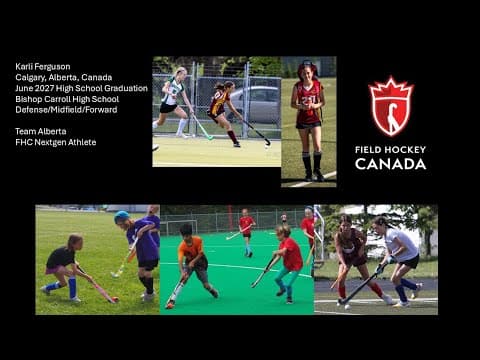 Video of Karli Ferguson (2027) Field Hockey Highlights June 11_2025