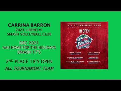 Video of Dec 2021 AAU 18s Open