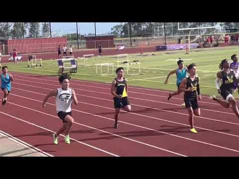 Video of 100 meter dash