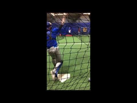 Video of Live cage vs Hitters. 