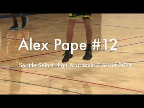 Video of Alex Pape C/O 2021 B-Ball Highlights from Treasure Valley Classic in Boise, Idaho, July 30-August 1, 2020