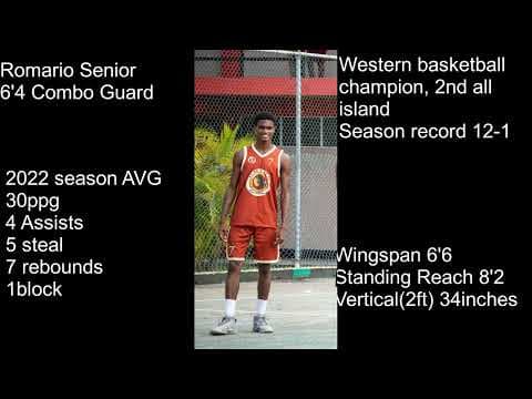 Video of Romario Senior 2021- 2022 season highlights 