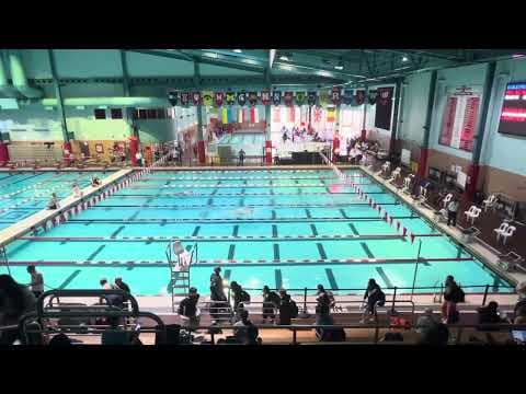 Video of 1000 free - 3/22/25 (age 15) - 10:42.86