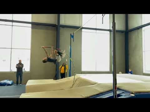 Video of Zachary Vanicek Winter Pole Vault 2022-23