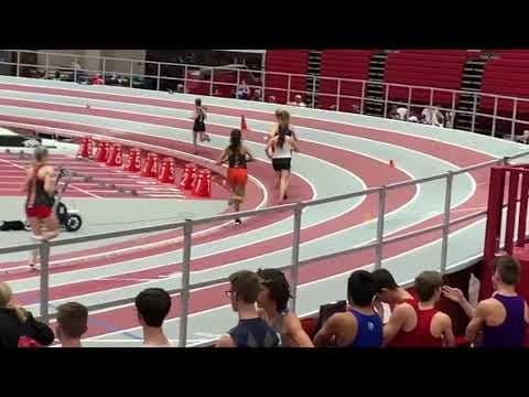 Video of 2020 4A Indoor State Championships 1600m