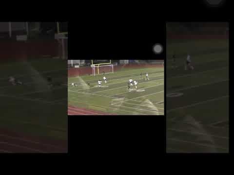 Video of White and blue unforms, Center defensive #9 short clips 