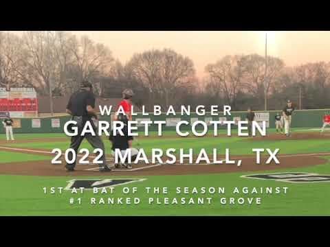 Video of Wallbanger: First at bat of Senior season February 2022