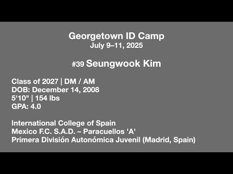 Video of Georgetown ID Camp July 9–11, 2025