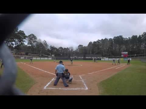 Video of #20 Haley with Hit and throwing out runner