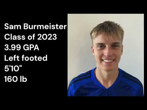 Video of Sam Burmeister Fall 2022 Club Highlights