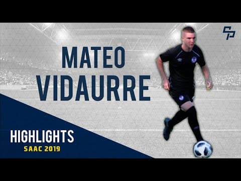 Video of Mateo Vidaurre - SAAC Soccer Highlights 2019
