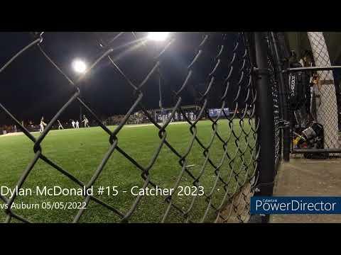 Video of Dylan McDonald - Catcher 2023 - Game Video(05/05/2022)